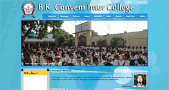 Desktop Screenshot of bkconvent.org